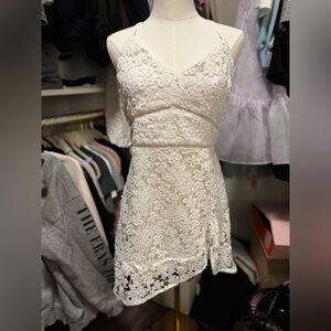 Abercrombie and Fitch white lace dress